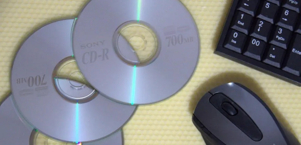 '.CD, Nummerntastertur und Maus.'
